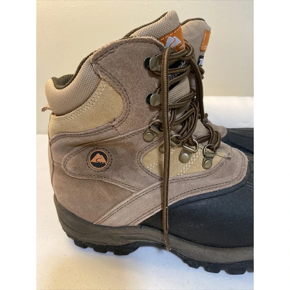 Ozark Trail Womens Eagle Duck Boots Lined‎ Thinsulate Leather Sz 11 Warm Nice